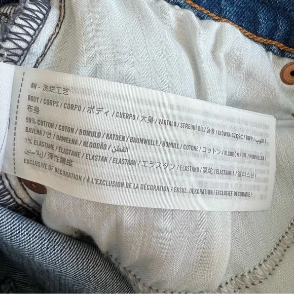 Abercrombie & Fitch curve love ultra high rise the ankle straight jean Size 27 - Picture 9 of 9